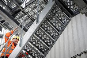 King Willem-Alexander At New Asphalt Plant Opening - Nijkerk