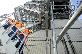 King Willem-Alexander At New Asphalt Plant Opening - Nijkerk