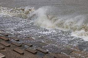 Cyclone Dana Effects In West Bengal, India