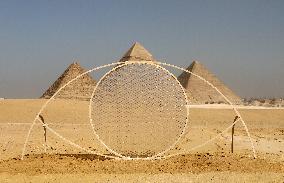 International Art Exhibition At Giza Pyramids - Egypt