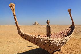 International Art Exhibition At Giza Pyramids - Egypt