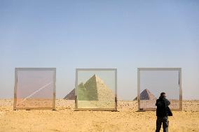 International Art Exhibition At Giza Pyramids - Egypt