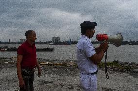 Cyclone Dana Starts Landfall In India.