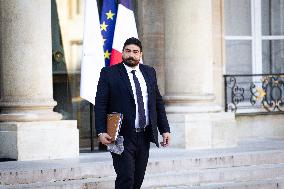 Council Of Ministers Of The French Government At The Elysée Palace, In Paris