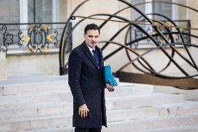 Council Of Ministers Of The French Government At The Elysée Palace, In Paris