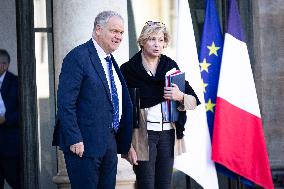 Council Of Ministers Of The French Government At The Elysée Palace, In Paris