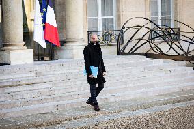 Council Of Ministers Of The French Government At The Elysée Palace, In Paris