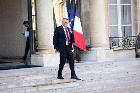 Council Of Ministers Of The French Government At The Elysée Palace, In Paris