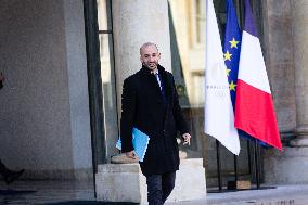 Council Of Ministers Of The French Government At The Elysée Palace, In Paris