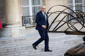 Council Of Ministers Of The French Government At The Elysée Palace, In Paris