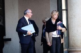 Council Of Ministers Of The French Government At The Elysée Palace, In Paris