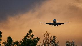 Neos Air Boeing 737 MAX Commercial Aircraft Landing