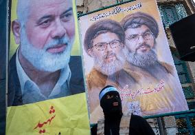 Commemorating Killed Hamas Leader, Sinwar In Tehran