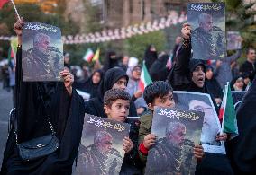 Commemorating Killed Hamas Leader, Sinwar In Tehran