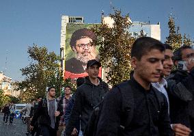 Commemorating Killed Hamas Leader, Sinwar In Tehran