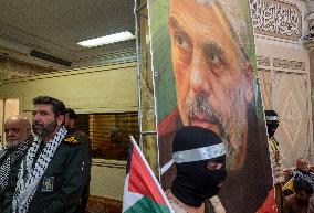 Commemorating Killed Hamas Leader, Sinwar In Tehran