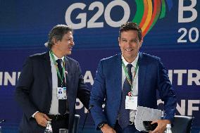 DC: Minister Haddad and President Neto hold a G-20 press conference