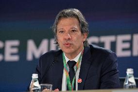 DC: Minister Haddad and President Neto hold a G-20 press conference