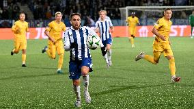 Conference League football match HJK vs Dinamo Minsk