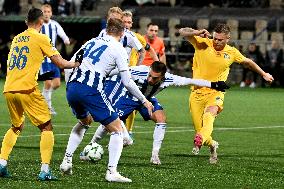 Conference League football match HJK vs Dinamo Minsk