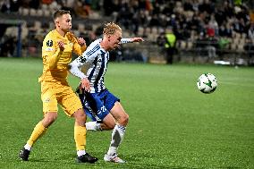 Conference League football match HJK vs Dinamo Minsk