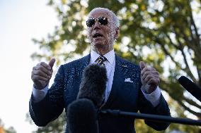 President Biden Departs the White House En Route to Phoenix, Arizona