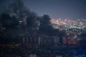 Israel Conducts More Violent Strikes On Beirut