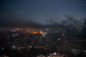 Israel Conducts More Violent Strikes On Beirut