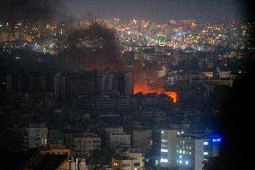 Israel Conducts More Violent Strikes On Beirut