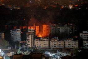 Israel Conducts More Violent Strikes On Beirut