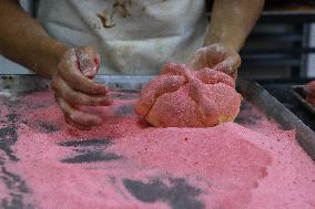 Day Of The Dead Bread Production For Day Of The Dead Celebrations