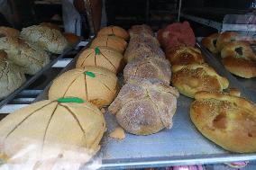 Day Of The Dead Bread Production For Day Of The Dead Celebrations