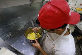 Day Of The Dead Bread Production For Day Of The Dead Celebrations