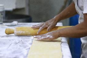 Day Of The Dead Bread Production For Day Of The Dead Celebrations