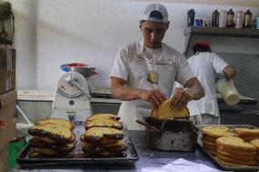 Day Of The Dead Bread Production For Day Of The Dead Celebrations