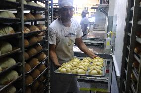 Day Of The Dead Bread Production For Day Of The Dead Celebrations