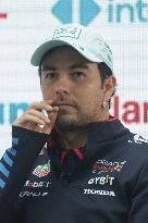 Sergio Perez Mexico City Grand Prix Press Conference