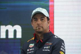 Sergio Perez Mexico City Grand Prix Press Conference