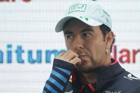 Sergio Perez Mexico City Grand Prix Press Conference