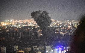 Israeli Airstrike In Beirut, Lebanon