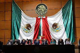 Governor Of The State Of Sinaloa, Ruben Rocha Visit Mexican Congress