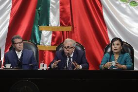 Governor Of The State Of Sinaloa, Ruben Rocha Visit Mexican Congress