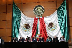 Governor Of The State Of Sinaloa, Ruben Rocha Visit Mexican Congress