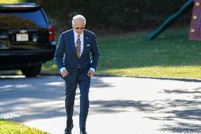 President Biden Departs White House For Arizona