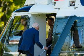 President Biden Departs White House For Arizona