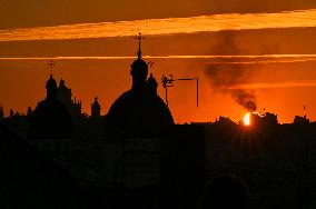 Sunset in Lviv