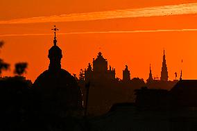 Sunset in Lviv