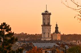 Sunset in Lviv