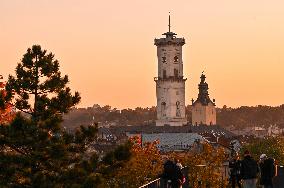 Sunset in Lviv