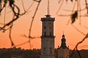 Sunset in Lviv